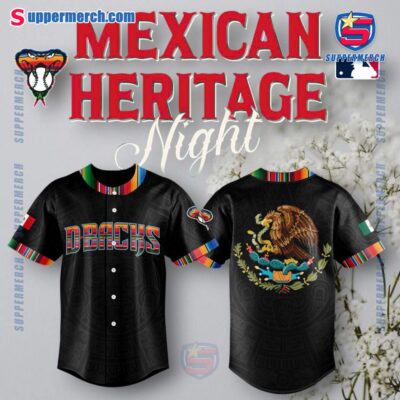 Arizona Diamondbacks X Mexican Heritage Night 2025 Baseball Jersey GNHFInc