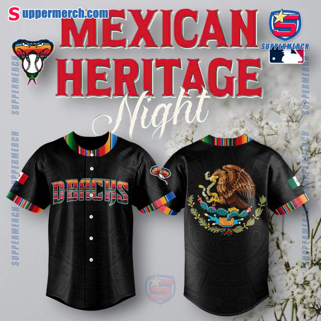 Arizona Diamondbacks X Mexican Heritage Night 2025 Baseball Jersey GNHFInc