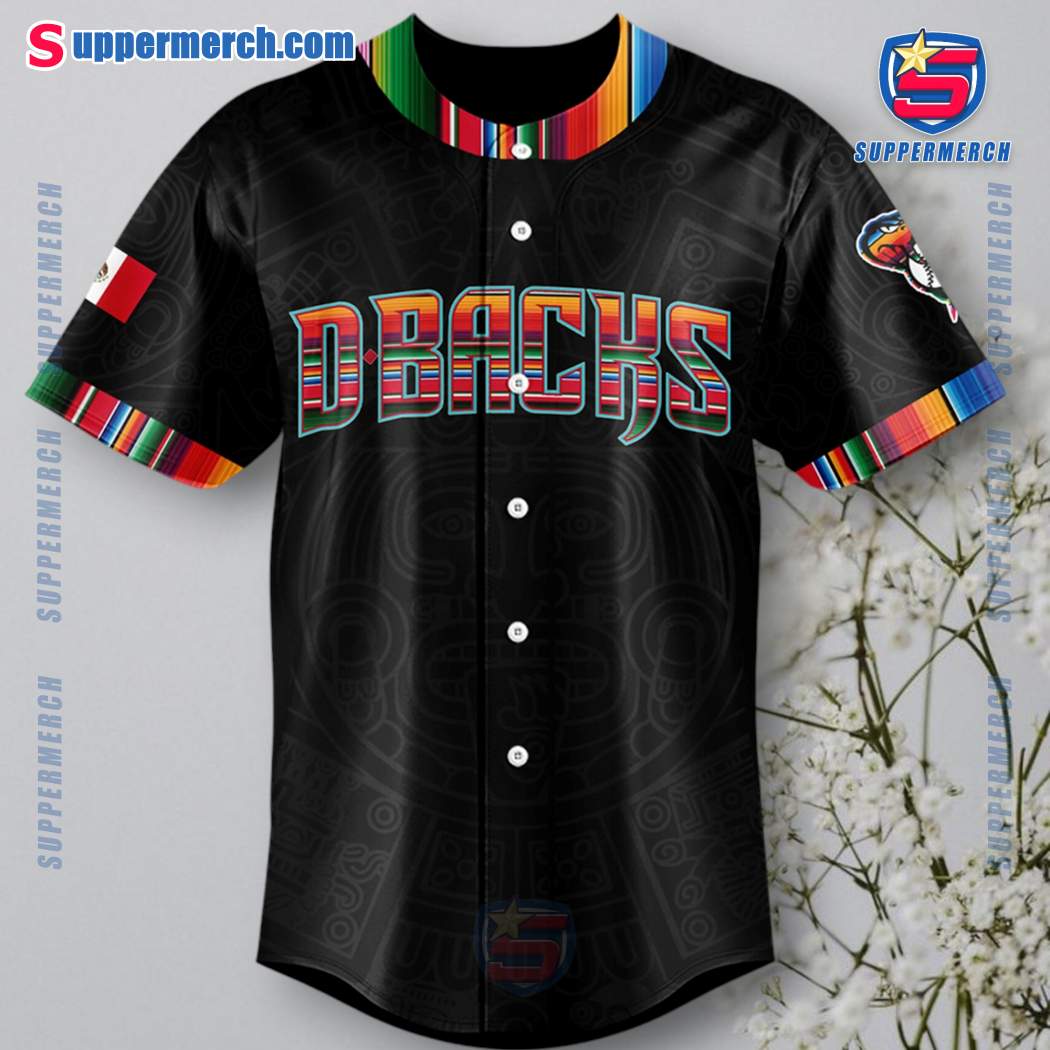 Arizona Diamondbacks X Mexican Heritage Night 2025 Baseball Jersey-a yIo2tif