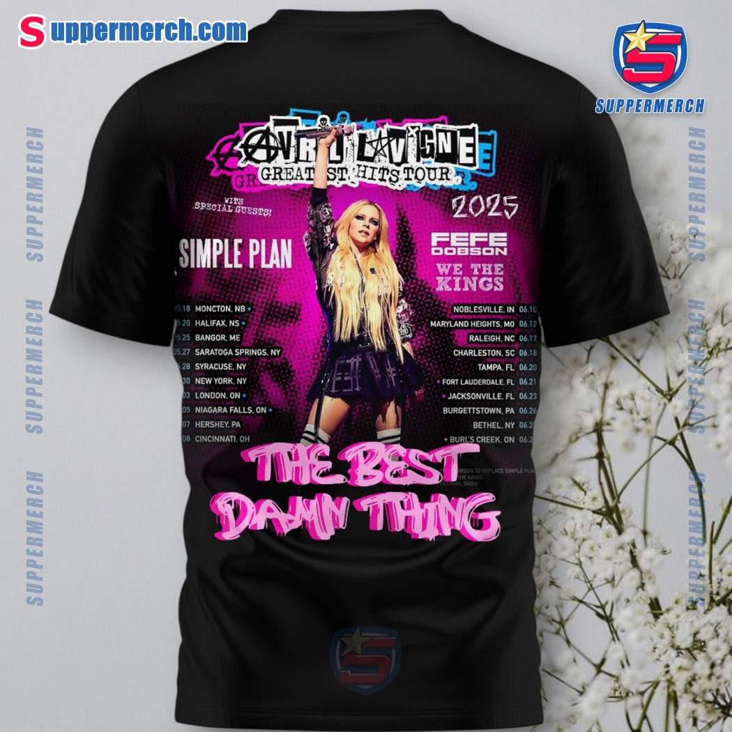 Avril Lavigne Greatest Hits Tour 2025 Shirt-a EOdHbn4
