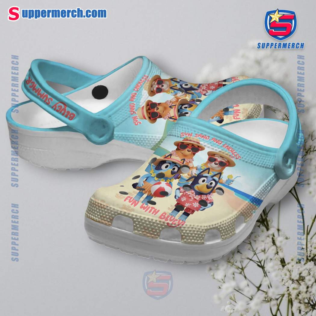 Bluey Summer Sun And Endless Fun With Bluey Crocs-b rnP49kF