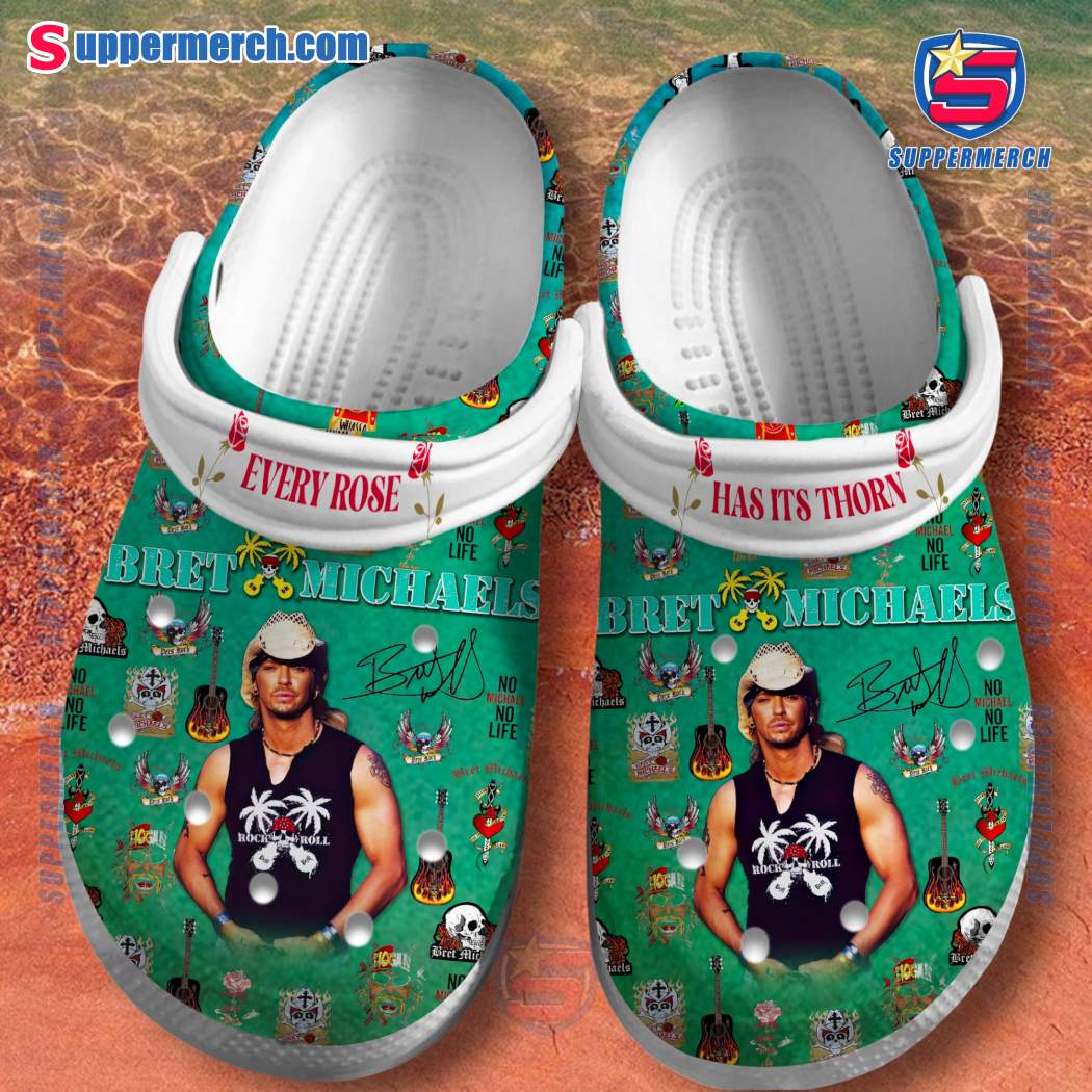 Bret Michaels Every Rose Signature Crocs cpeuxLT
