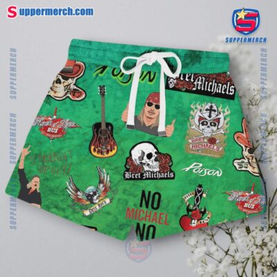 Bret Michaels Parti-gras 2025 Get Your Rock On Short Pajamas Set-a 3mEluWt