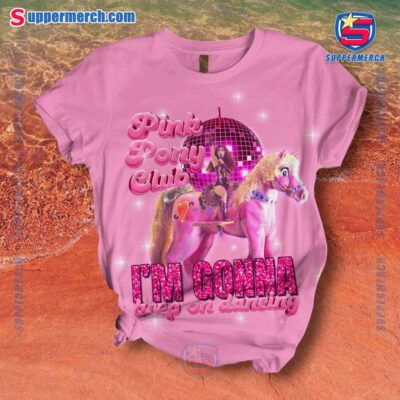 Chappell Roan Pink Pony Club I'm Gonna Keep On Dancing Short Pajamas Set-a X7xF8PI