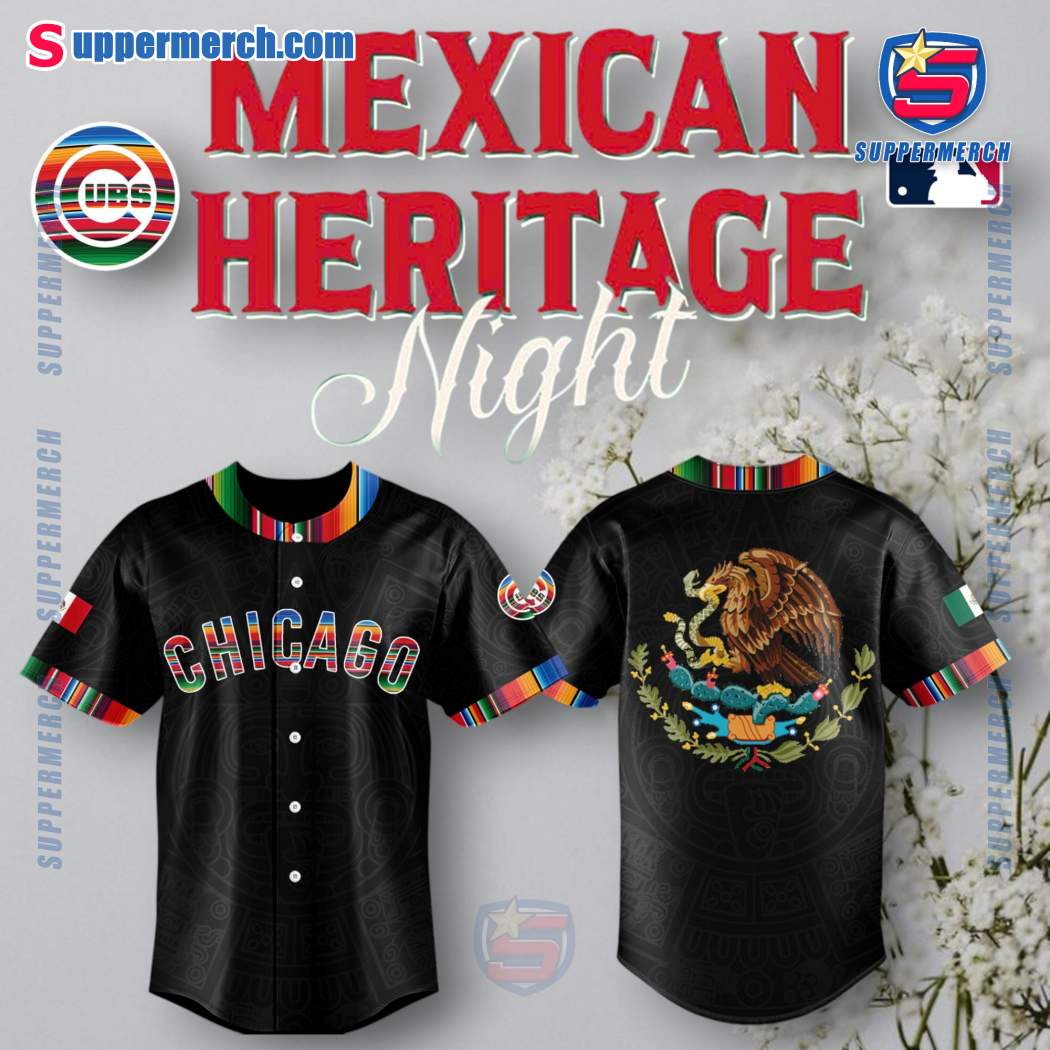 Chicago Cubs X Mexican Heritage Night 2025 Baseball Jersey yPof4ac
