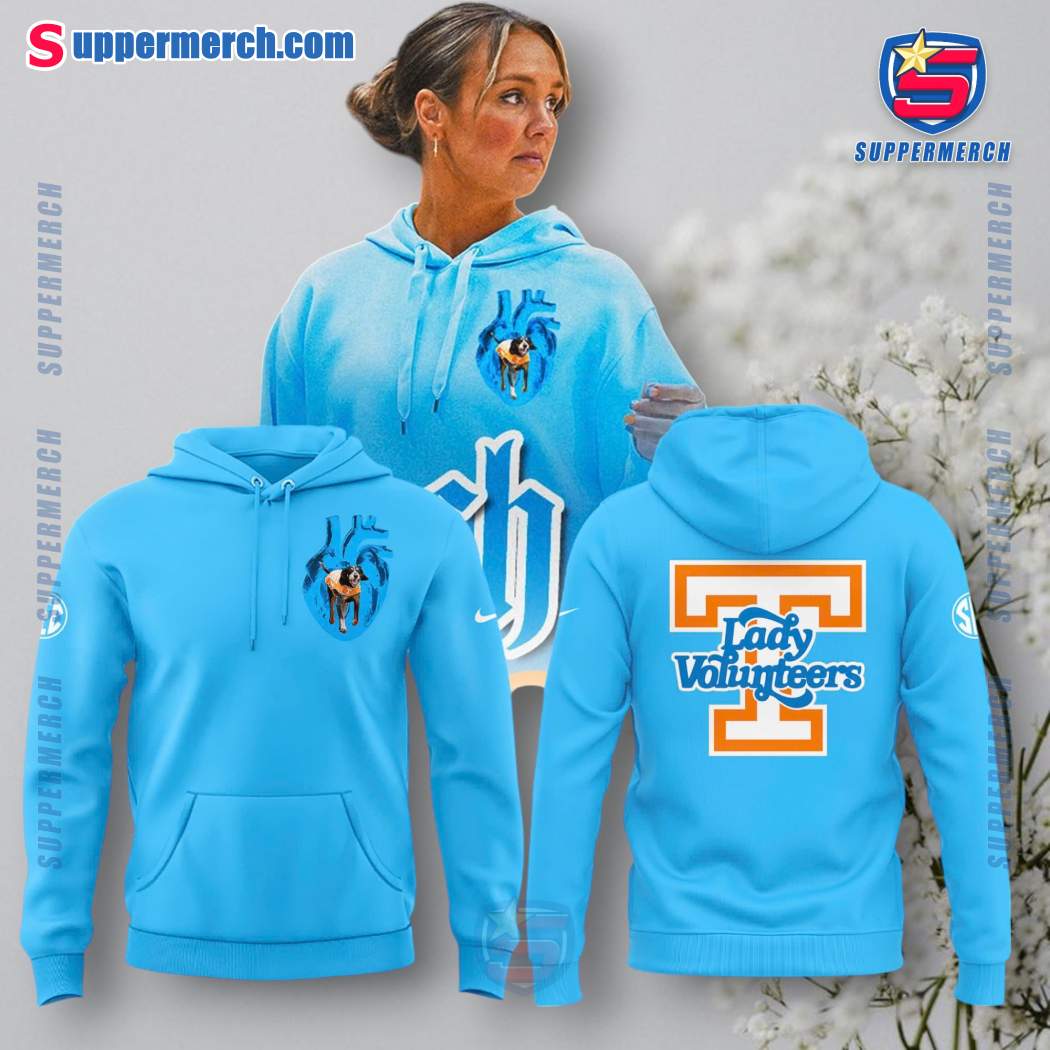 Coach Kim Caldwell Lady Volunteers Blue Hoodie hKpSxnO