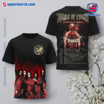 Cradle Of Filth Summoned In Summer Tour 2025 Shirt iBJlsuN
