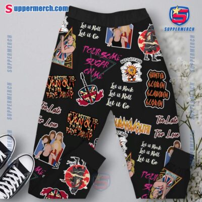 Def Leppard It's Better To Burn Out Than Fade Away Pajamas Set-a Ob1Mvd8