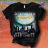 Disturbed The Sickness 25th Anniversary Tour Awaken The Darkness Short Pajamas Set-a VNpuXhr