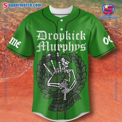 Dropkick Murphys Win A St. Patrick's Day Trip Personalized Baseball Jersey-a ipTQuCY
