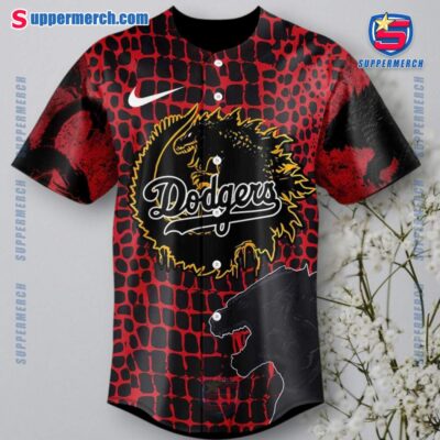 Godzilla X Los Angeles Dodgers Baseball Jersey-a AgfvIhJ