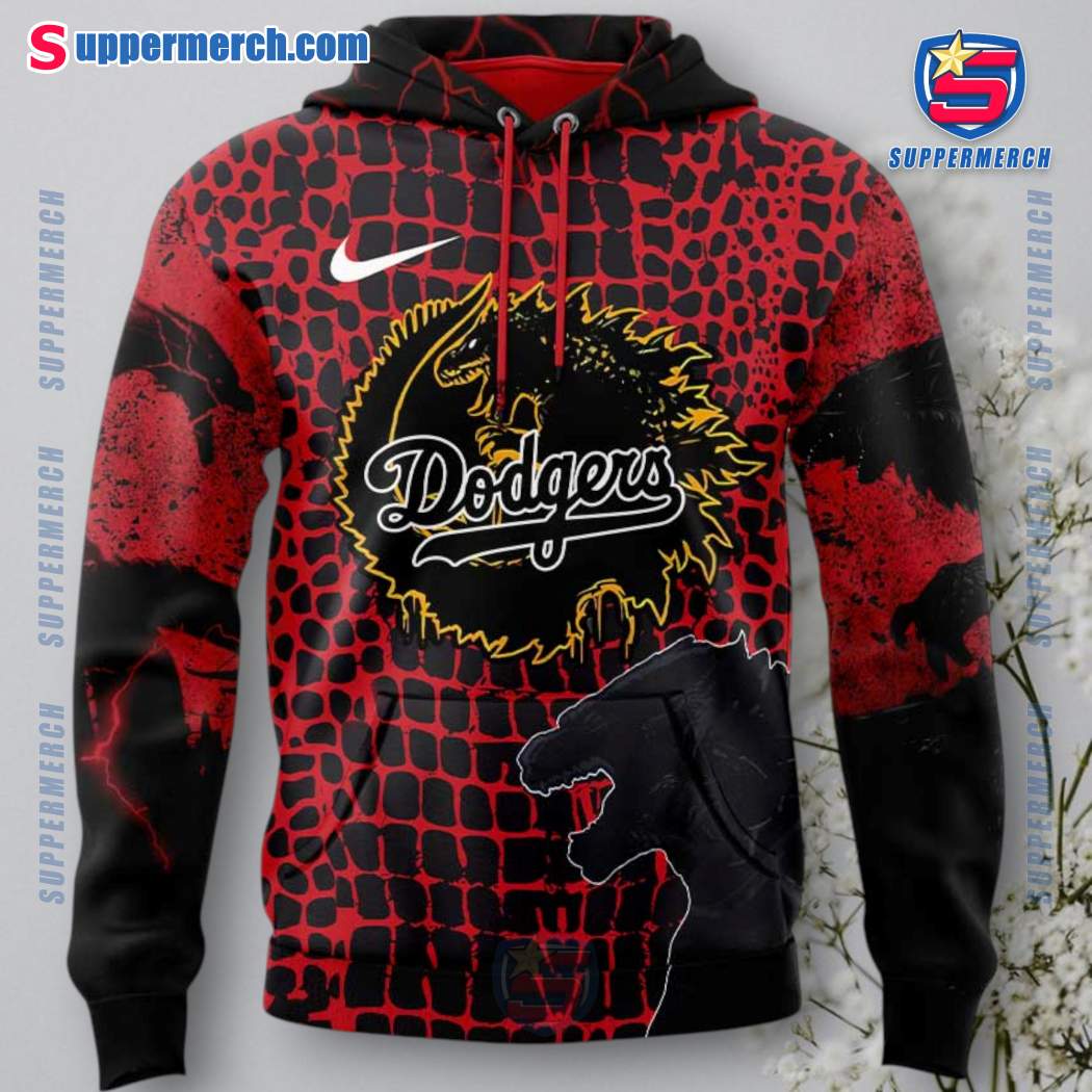 Godzilla X Los Angeles Dodgers Hoodie-a UZf3xDh