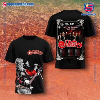 Heart Royal Flush Tour 2025 Shirt 4FphayH