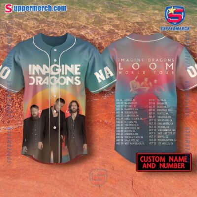 Imagine Dragons Loom World Tour 2025 Dates Personalized Baseball Jersey cbKsrt8