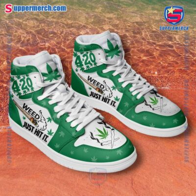 It's 420 Somewhere Air Jordan High Top Shoes-a tZImUz5