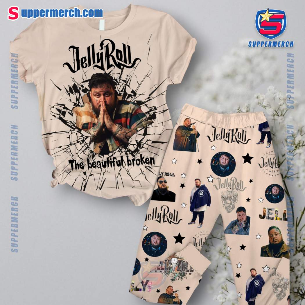Jelly Roll The Beautiful Broken Pajamas Set tnIHh7M