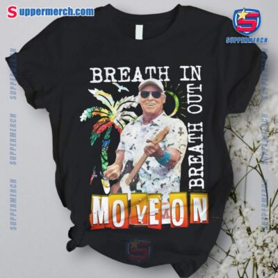 Jimmy Buffett Breathe In Breathe Out Move On Short Pajamas Set-a DaRnBhu