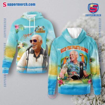 Jimmy Buffett Keep The Party Going Signature T-shirt, Hoodie-a 9u8K74f