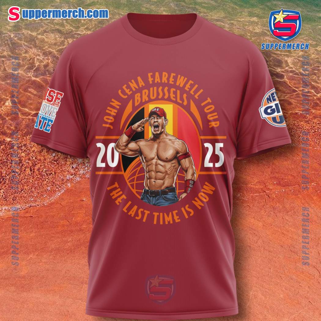 John Cena The Farewell Tour Brussels 2025 After This Shirt-a HzNlSKP