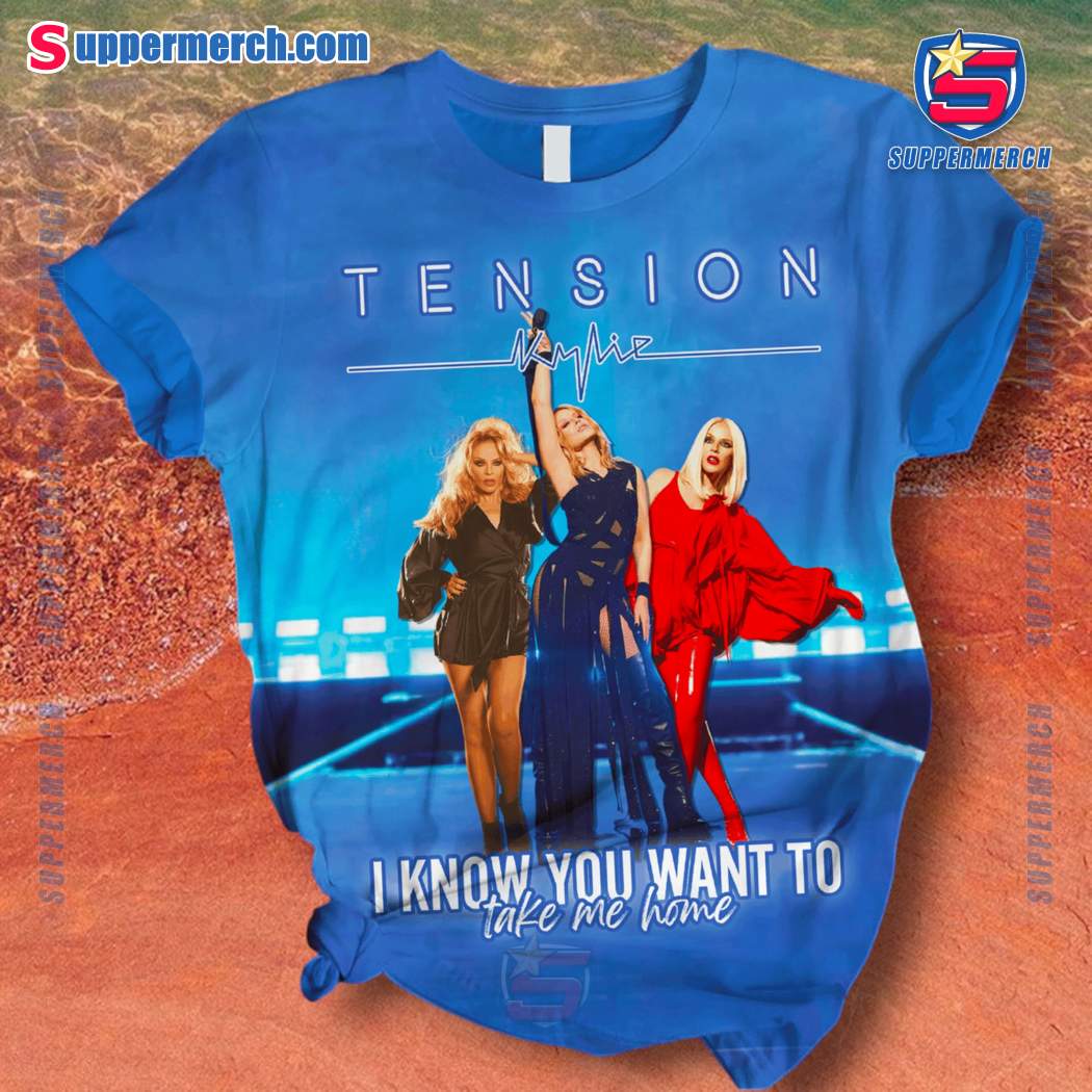 Kylie Minogue Tension I Know You Want To Take Me Home Short Pajamas Set-a oXA9qkh