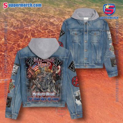 Machine Head My Heart Bleeds For None But My Own Jean Hoodie Jacket 2ygMLsr