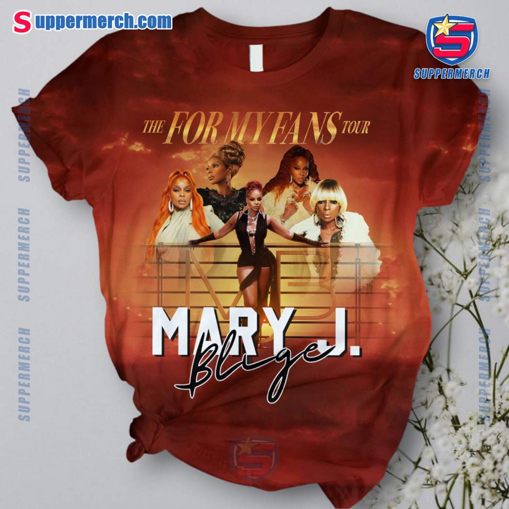 Mary J. Blige The For My Fans Tour 2025 Pajamas Set-a SmKMVzf