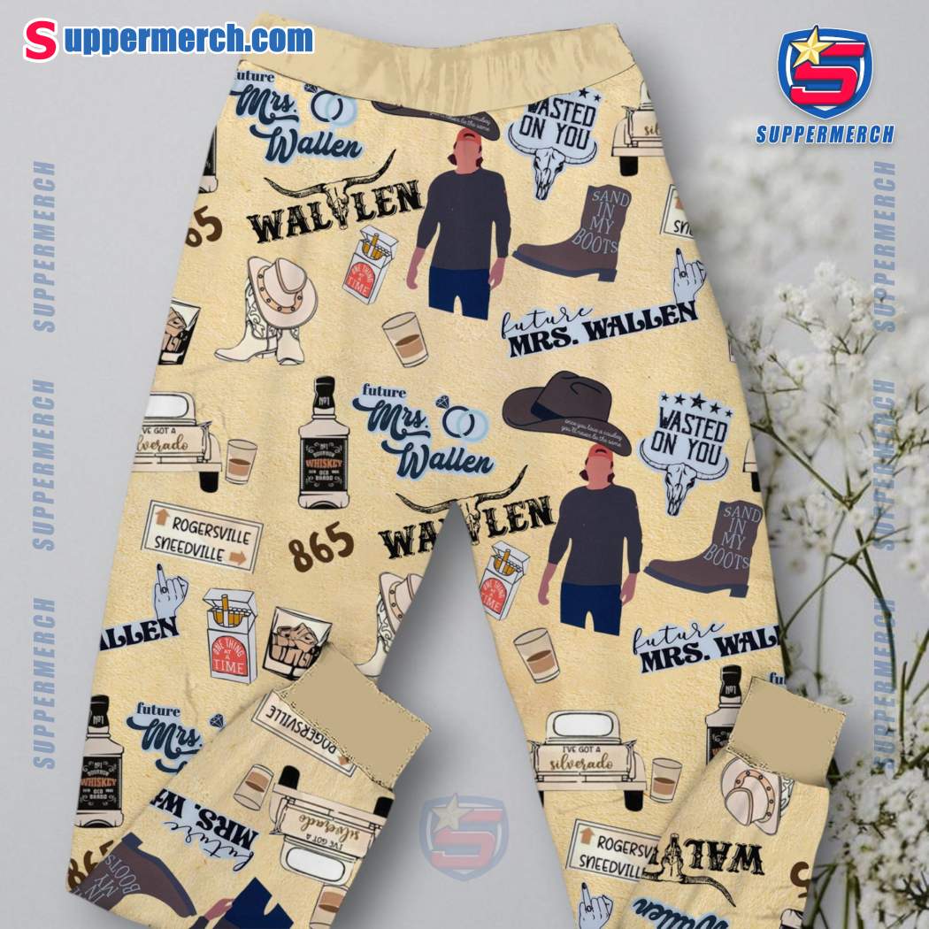 Morgan Wallen If I'm The Problem You Might Be The Reason Pajamas Set-a 7nNBfty