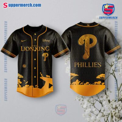 Philadelphia Phillies X The Lion King Baseball Jersey 82zdTSh