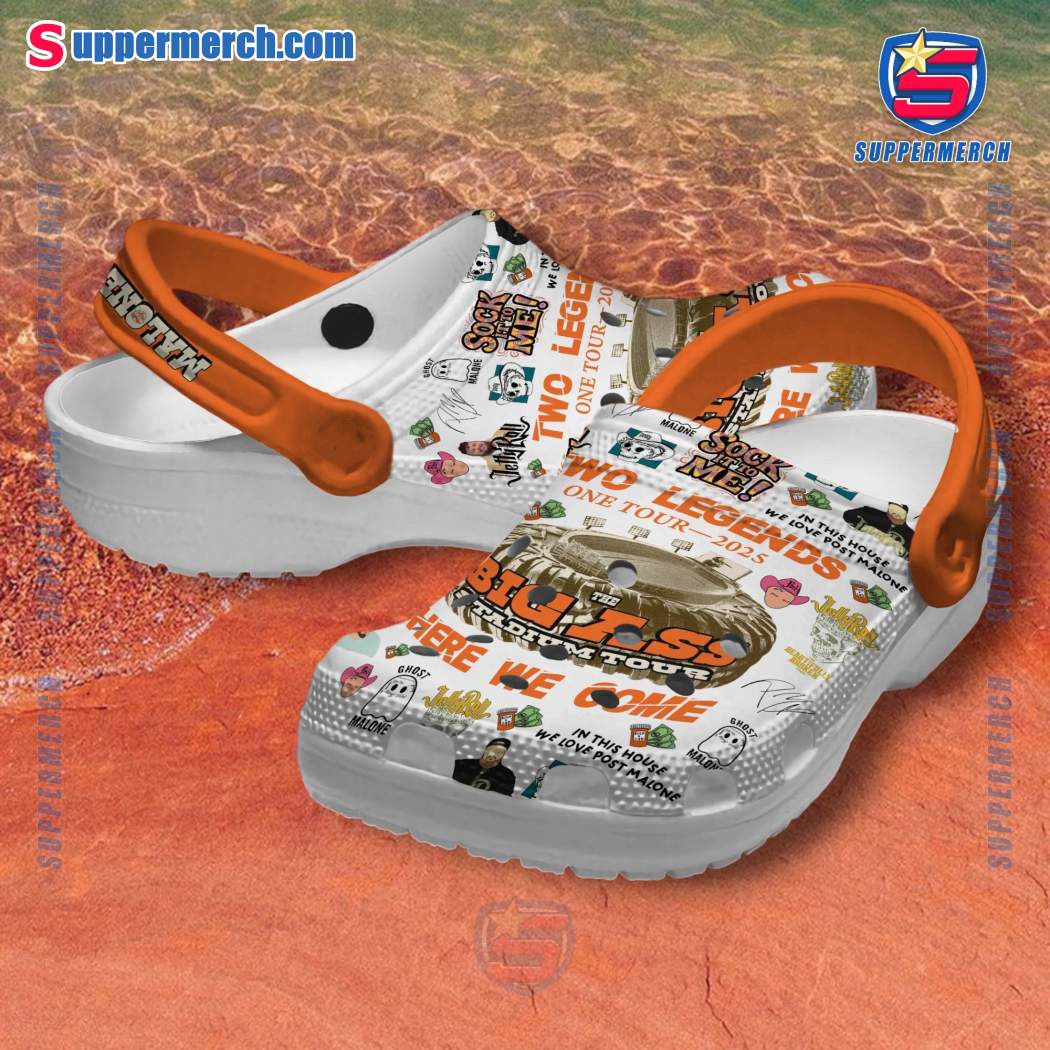 Post Malone And Jelly Roll Tour 2025 The Big Ass Stadium Crocs-a MOlUiV0