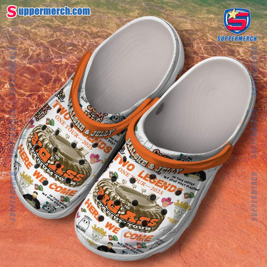 Post Malone And Jelly Roll Tour 2025 The Big Ass Stadium Crocs-b 0e3TBb4