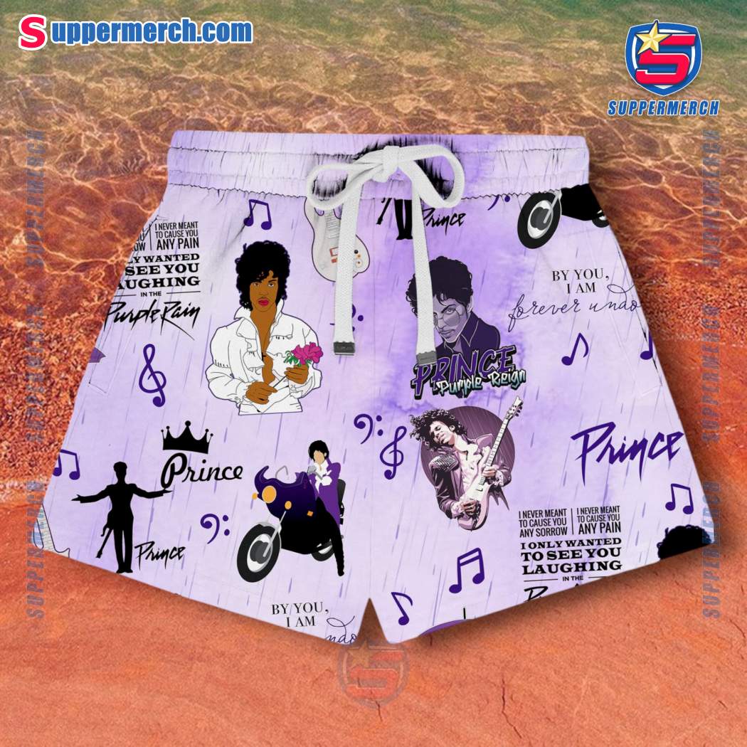 Prince I Want To See Laughing In The Purple Rain Short Pajamas Set-b g5SD643