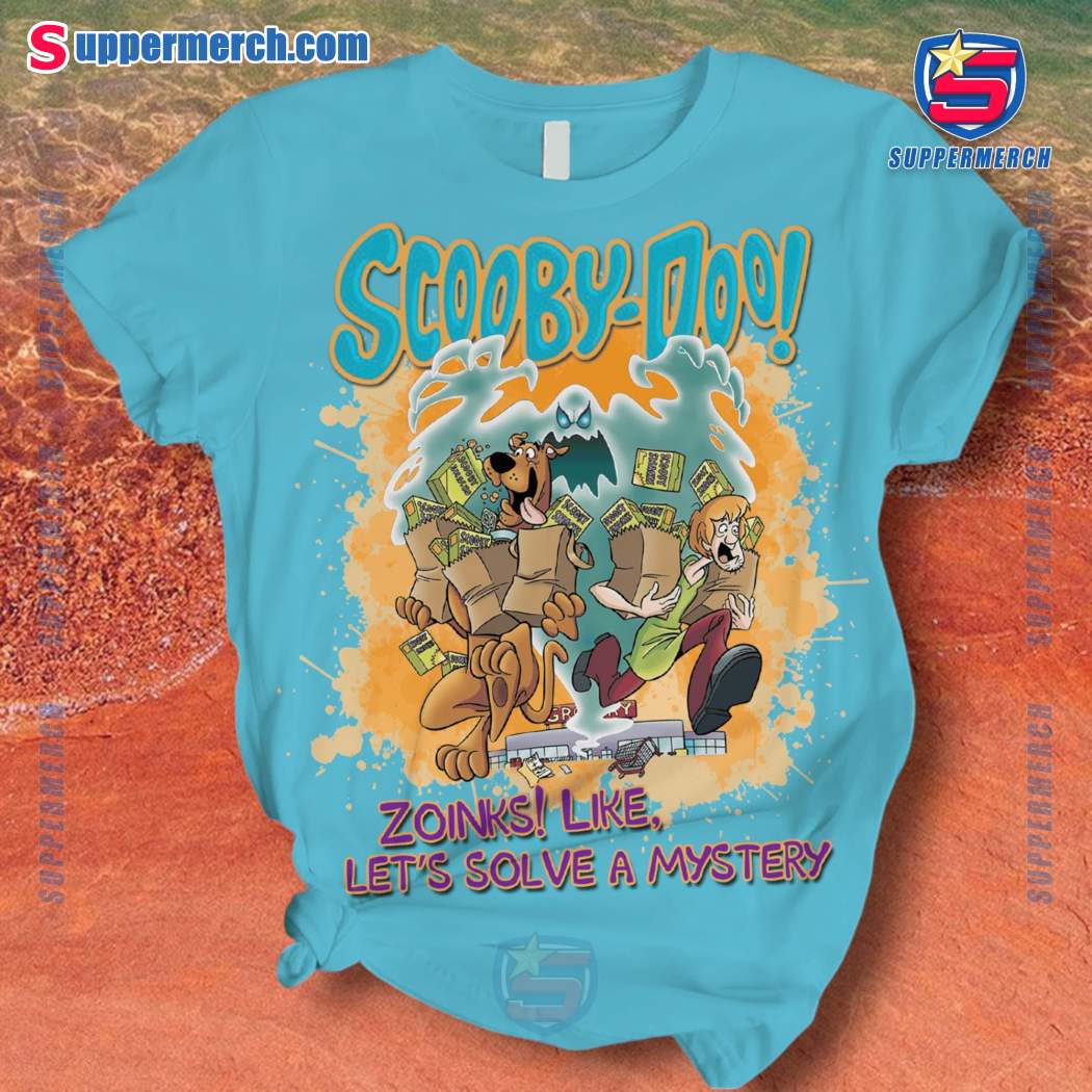 Scooby-doo Zoinks Like Let's Solve A Mystery Short Pajamas Set-b AhGS1uN