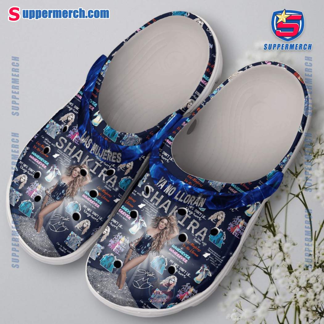 Shakira Las Mujeres Ya No Lloran Music Crocs-a 7oZMqKF