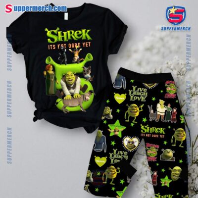 Shrek It's Not Ogre Yet Pajamas Set RoEzCvH
