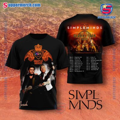 Simple Minds Global Tour 2025 Shirt tm2yi15