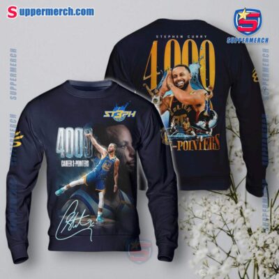 Stephen Curry 4000 Three-pointers T-shirt, Hoodie-a anoWh4E