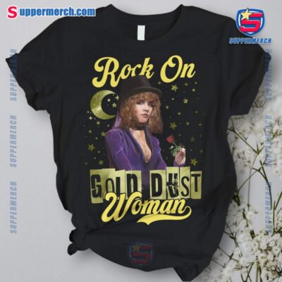 Stevie Nicks Rock On Gold Dust Woman Short Pajamas Set-a PiFIO8d