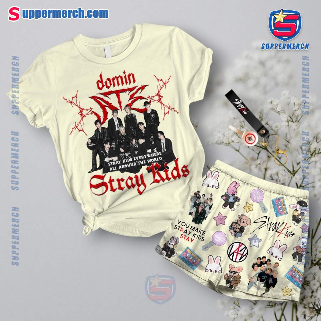 Stray Kids Dominate Short Pajamas Set UBpESWD