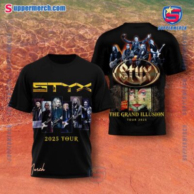 Styx 2025 Tour The Grand Illusion Shirt FYXBUpg