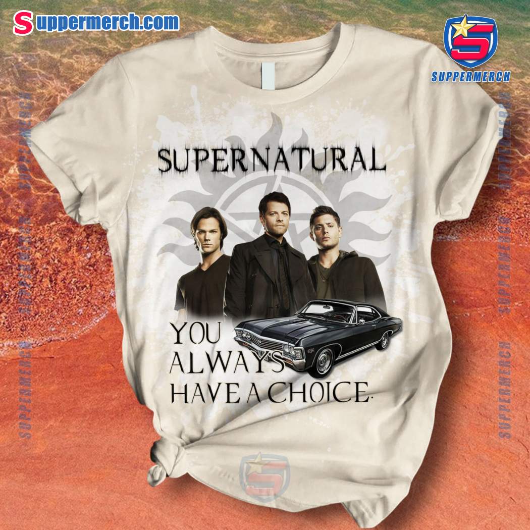 Supernatural You Always Have A Choice Short Pajamas Set-a jp3uYhR