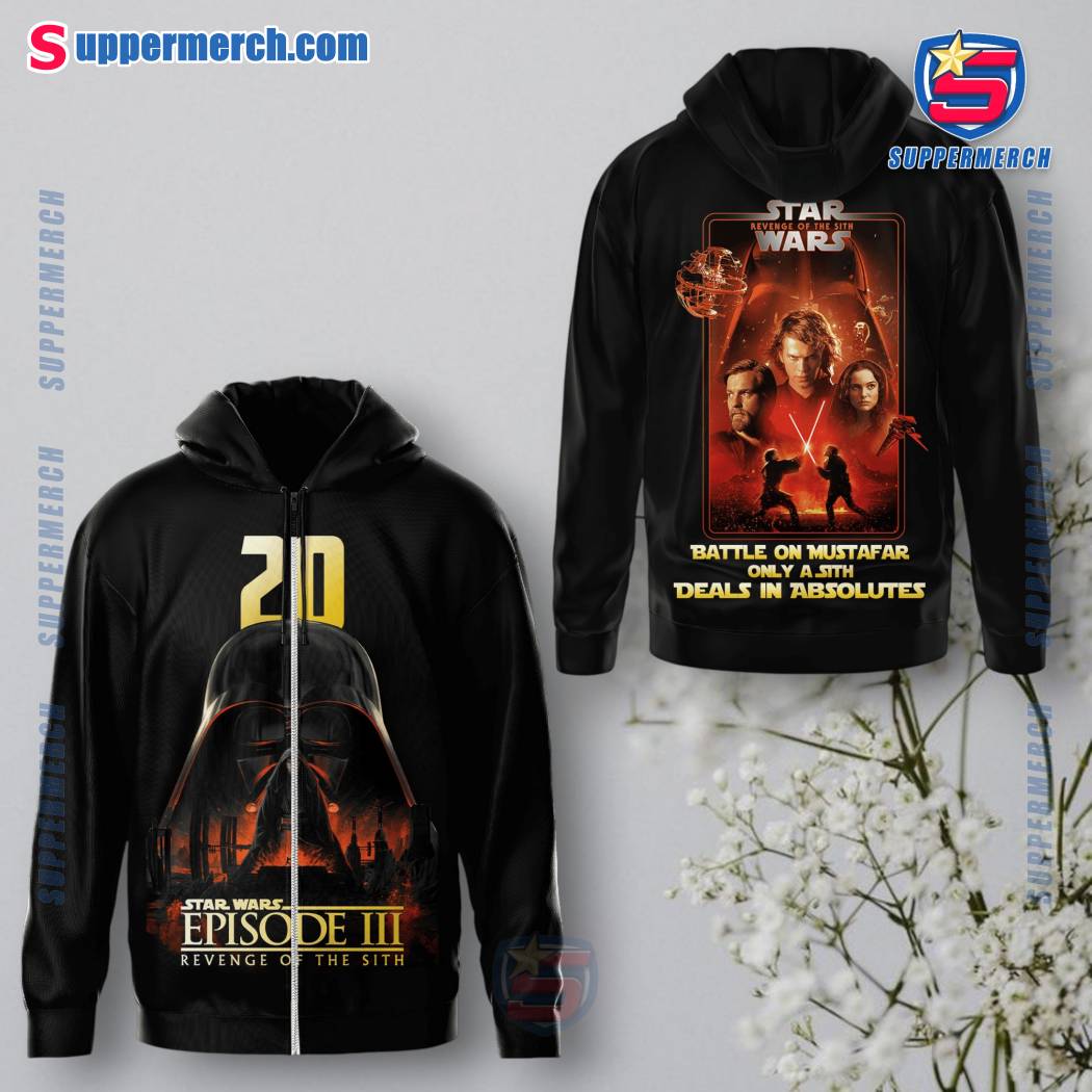 20 Years Star Wars Episode III Revenge Of The Sith T-shirt, Hoodie-b 3WJ7Uws