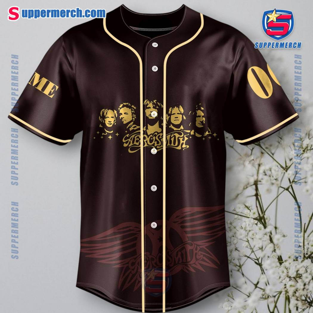 Aerosmith You Gotta Move Personalized Baseball Jersey-a XDR0m1j