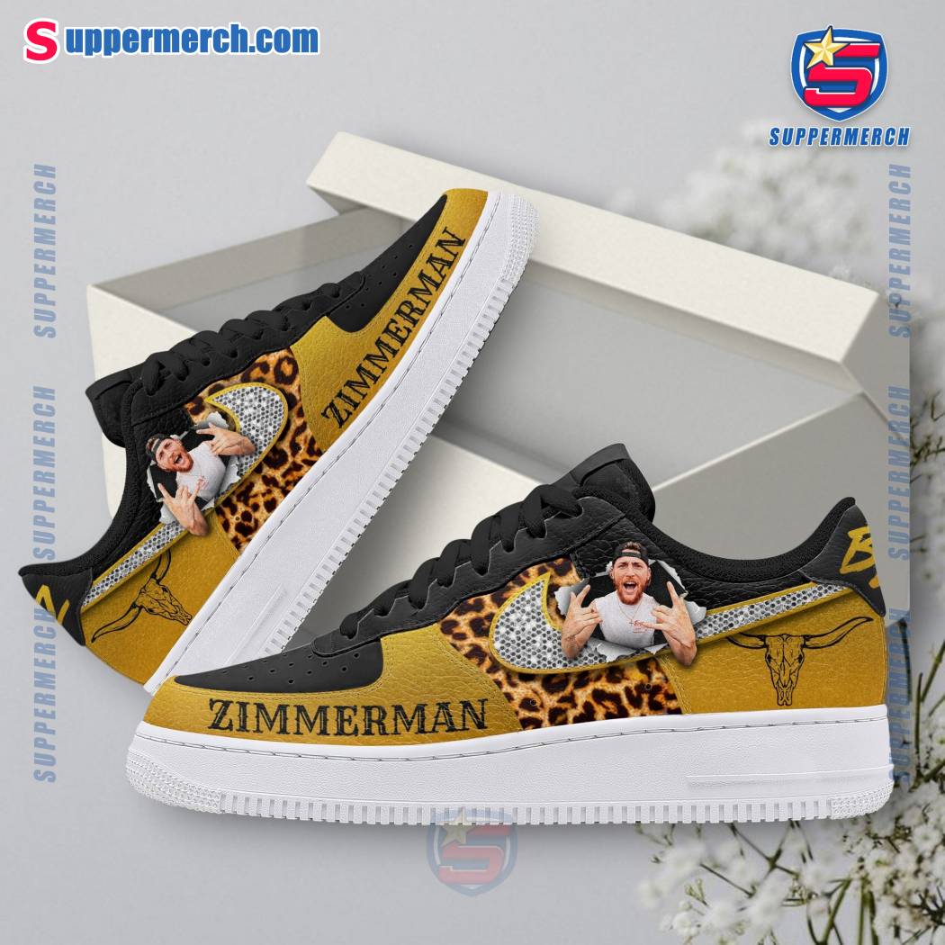 Bailey Zimmerman Leopard Air Force Shoes-a DLHkBJl