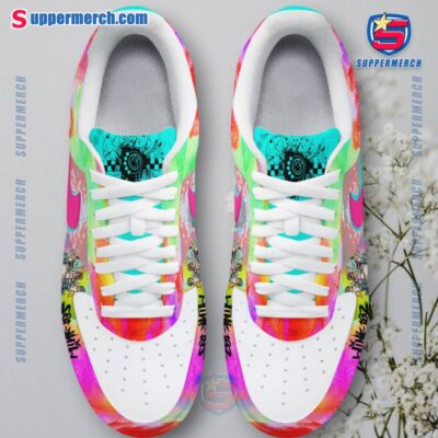 Blink-182 Psychedelic Rock Air Force Shoes-a eL8rq49