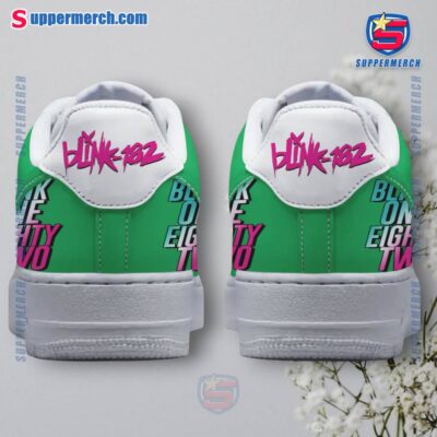 Blink One Eighty Two Tom Delonge Green Air Force Shoes-a m9FUD7e