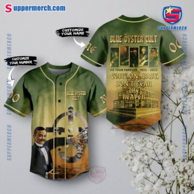Blue Oyster Cult On Tour Forever 1972-2025 Personalized Baseball Jersey F1bpC85