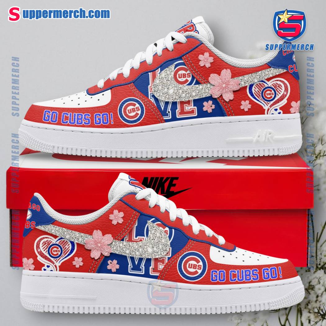 Chicago Cubs Tokyo Series 2025 Love Air Force Shoes KbDoVEQ