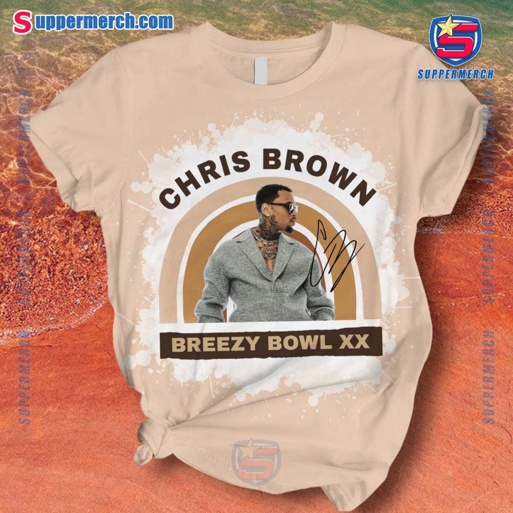 Chris Brown Breezy Bowl Xx Signature Short Pajamas Set-b 56BoshV