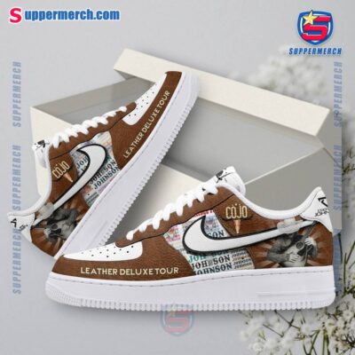 Cody Johnson Cojo 2025 Leather Deluxe Tour Air Force Shoes-a Bdifve4