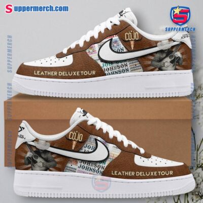 Cody Johnson Cojo 2025 Leather Deluxe Tour Air Force Shoes wgYDi18